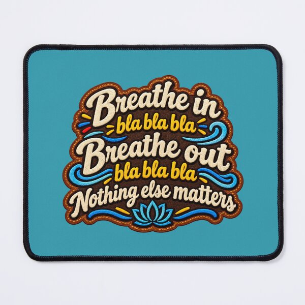 Item preview, Breathe (Leather and stitch patch) Nothing else matters designed and sold by TheFatherOfArt.
