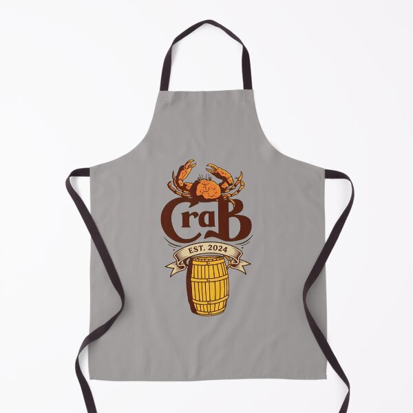 Item preview, Crab On Barrel Retro Logo Style-27 designed and sold by JuliaFranzusow.