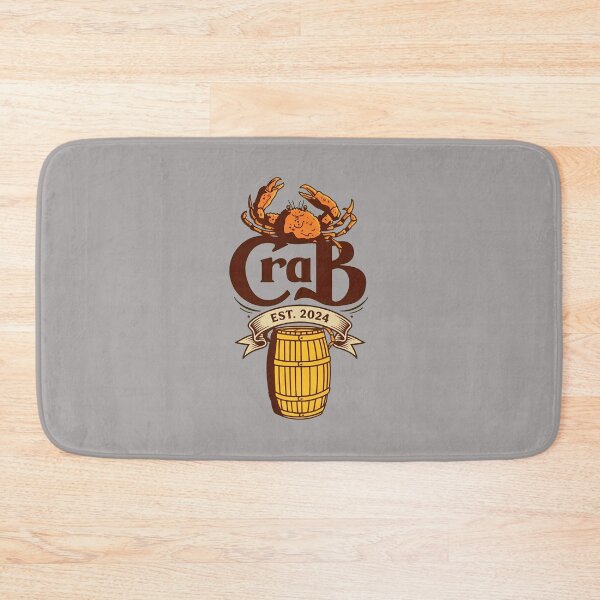 Item preview, Crab On Barrel Retro Logo Style-27 designed and sold by JuliaFranzusow.