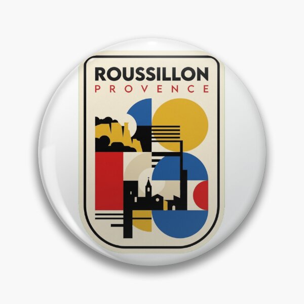 Item preview, Retro Roussillon Bauhaus Geometric Skyline designed and sold by k3rstman1.