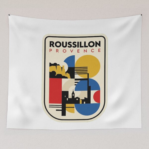 Item preview, Retro Roussillon Bauhaus Geometric Skyline designed and sold by k3rstman1.