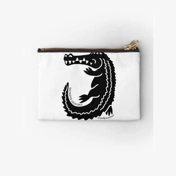 Item preview, Crocodile. Iconic Australian Animal. Silhouette With Name designed and sold by BaleOfelia.