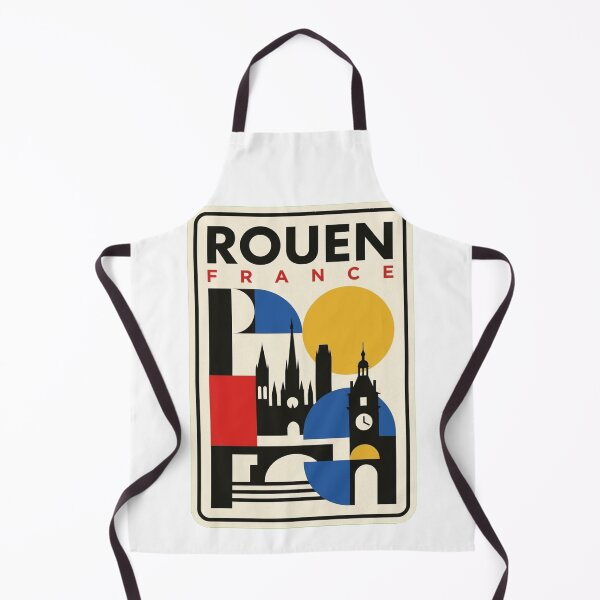 Item preview, Retro Rouen Bauhaus Geometric Skyline designed and sold by k3rstman1.