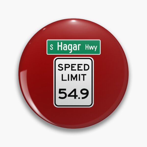 Item preview, Speed Limit 54.9 MPH on South Hagar Highway designed and sold by Karate Octopus.
