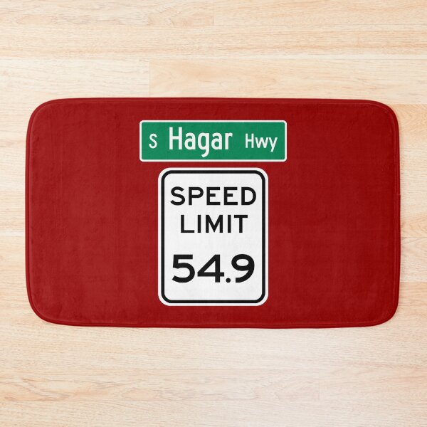 Item preview, Speed Limit 54.9 MPH on South Hagar Highway designed and sold by Karate Octopus.