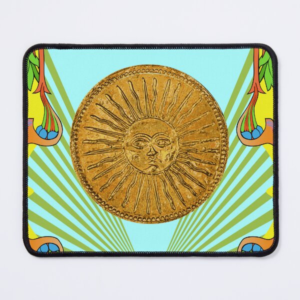 Item preview, Ace of Coins Nouveau-delic Tarot Card designed and sold by ZodiacLane.