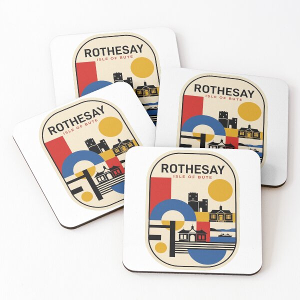 Item preview, Retro Rothesay Bauhaus Geometric Skyline designed and sold by k3rstman1.