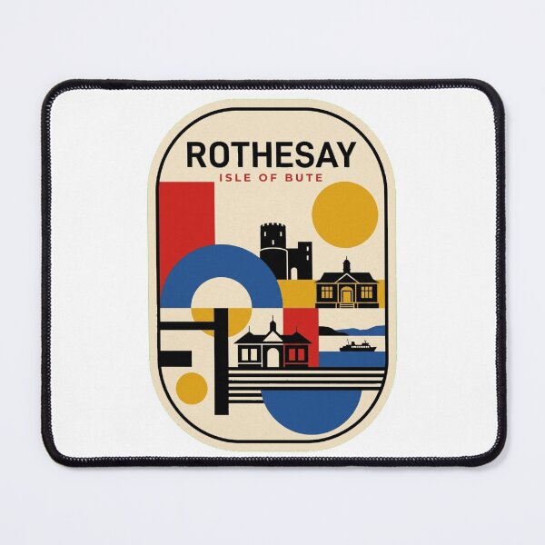 Item preview, Retro Rothesay Bauhaus Geometric Skyline designed and sold by k3rstman1.