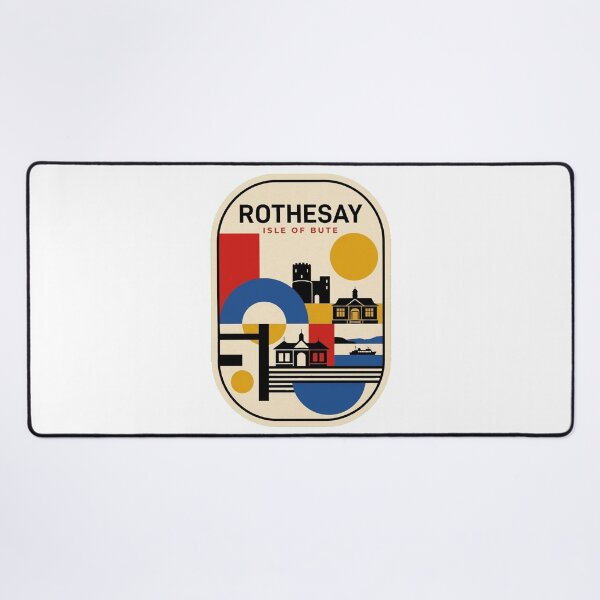 Item preview, Retro Rothesay Bauhaus Geometric Skyline designed and sold by k3rstman1.