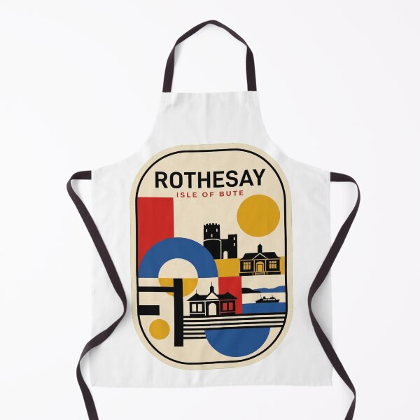 Item preview, Retro Rothesay Bauhaus Geometric Skyline designed and sold by k3rstman1.