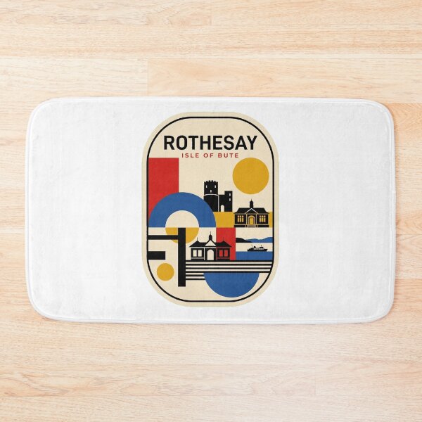 Item preview, Retro Rothesay Bauhaus Geometric Skyline designed and sold by k3rstman1.