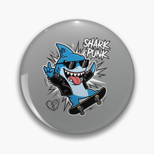 Item preview, Cute Chibi Shark Face Tongue Out Happy Graphic-39 designed and sold by JustinWebx.