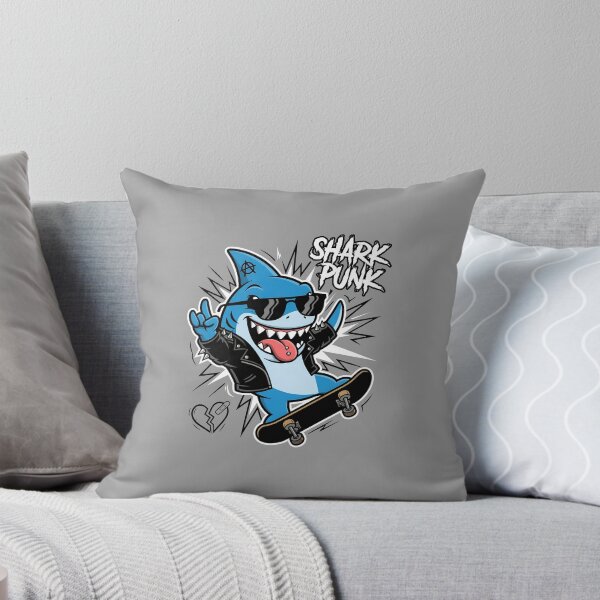 Item preview, Cute Chibi Shark Face Tongue Out Happy Graphic-39 designed and sold by JustinWebx.