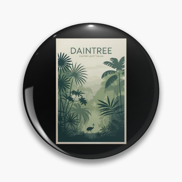Item preview, Daintree Cairns Australia Minimalist Rainforest Poster designed and sold by BaleOfelia.