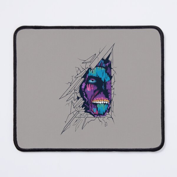 Item preview, Cracked Face Gore Art Neon Burst-21 designed and sold by JuliaFranzusow.