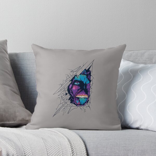 Item preview, Cracked Face Gore Art Neon Burst-21 designed and sold by JuliaFranzusow.
