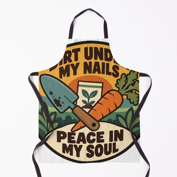 Item preview, Gardening Gift - Dirt Under My Nails Peace In My Soul designed and sold by RedRubyBubble.