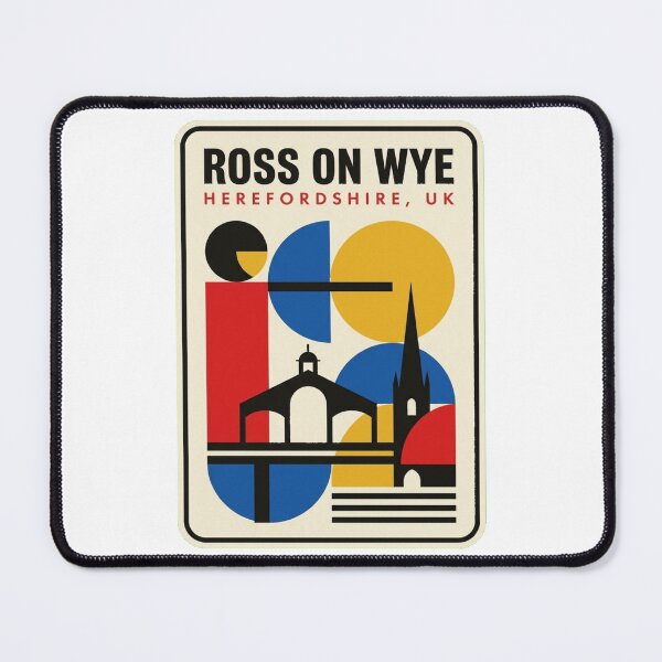 Item preview, Retro Ross On Wye Bauhaus Geometric Skyline designed and sold by k3rstman1.
