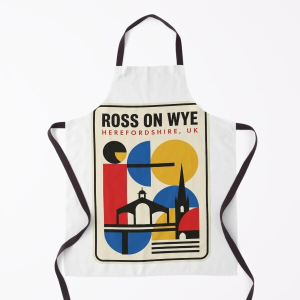 Item preview, Retro Ross On Wye Bauhaus Geometric Skyline designed and sold by k3rstman1.