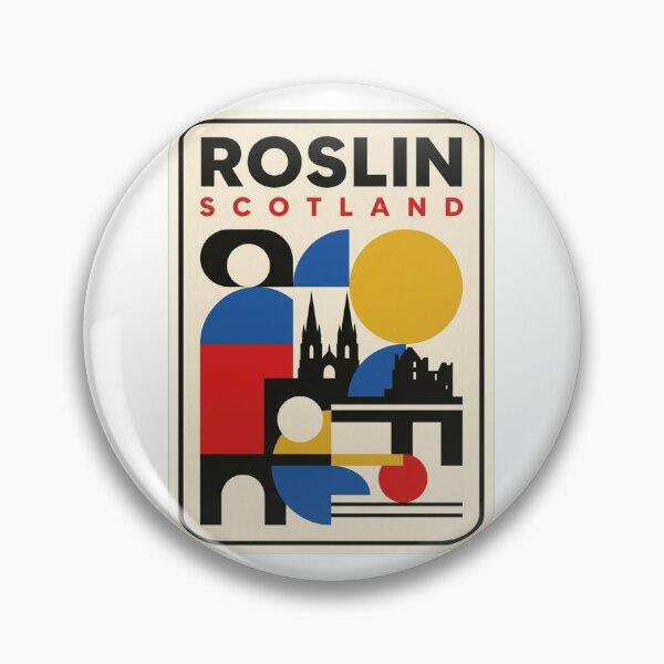 Item preview, Retro Roslin Bauhaus Geometric Skyline designed and sold by k3rstman1.