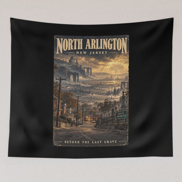 Item preview, North Arlington New Jersey – Beyond the Last Grave designed and sold by ChickenFund.