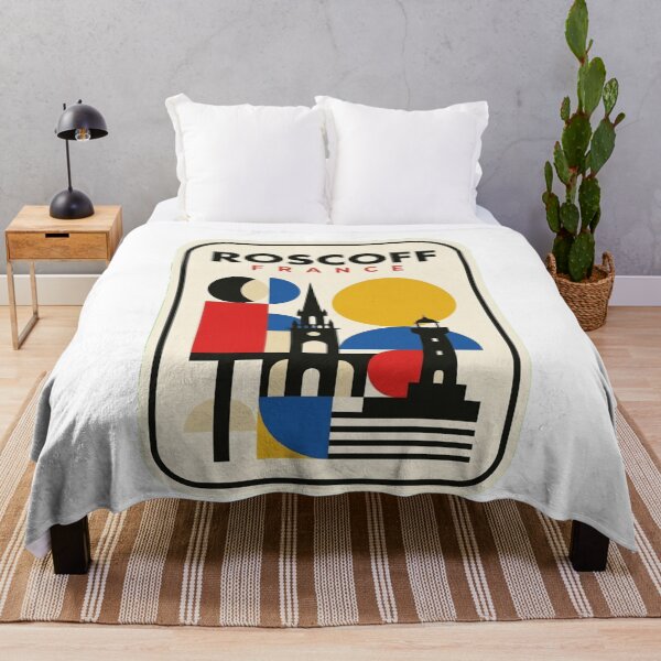 Item preview, Retro Roscoff Bauhaus Geometric Skyline designed and sold by k3rstman1.