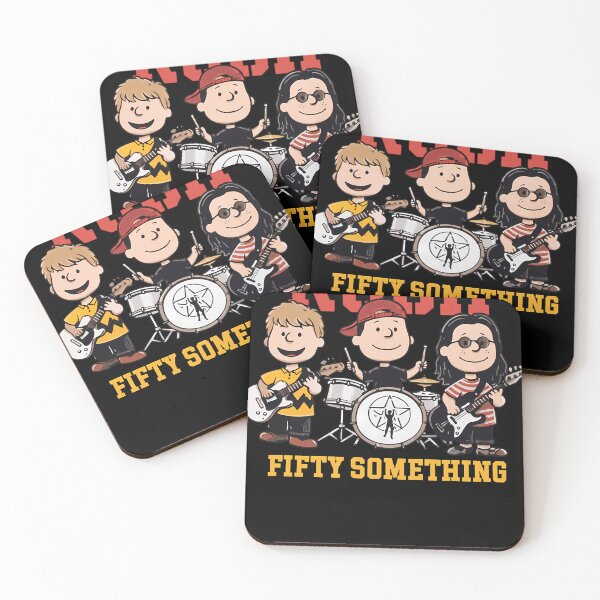 Item preview, RUSH Fifty Something Cartoon Style - Rush Band designed and sold by FrogPaintLab.