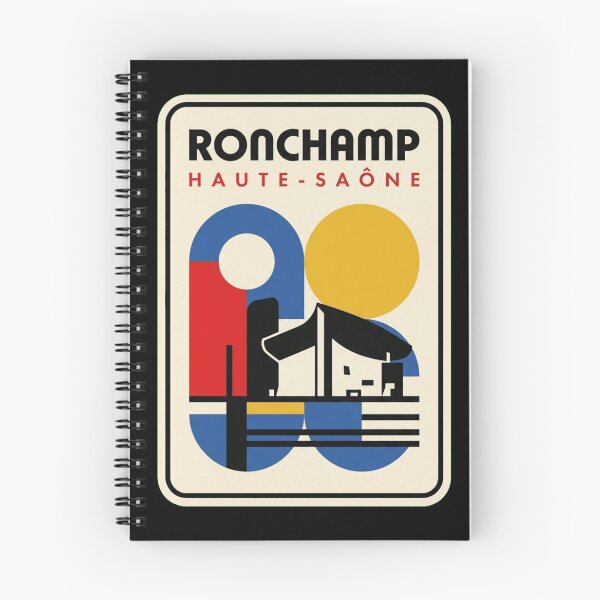 Item preview, Retro Ronchamp Bauhaus Geometric Skyline designed and sold by k3rstman1.