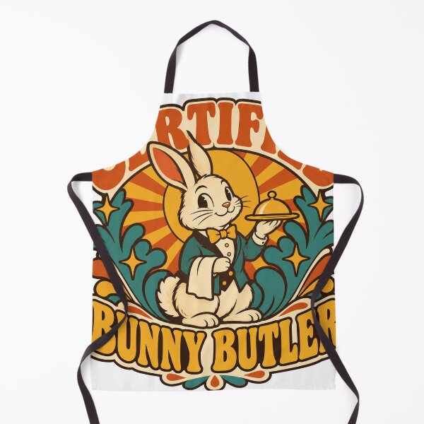 Item preview, Rabbit Gift - Certified Bunny Butler designed and sold by RedRubyBubble.