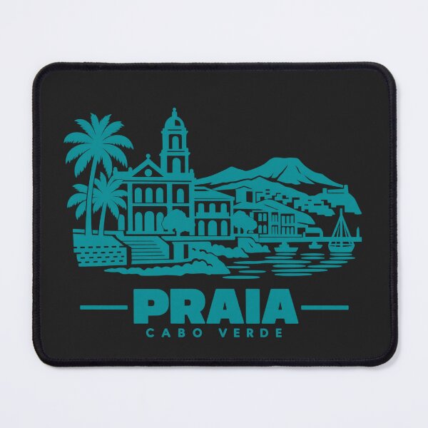 Item preview, Praia Cabo Verde Line Art Coastline Poster designed and sold by CMYKStudio.