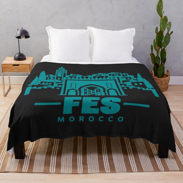 Item preview, Fes Morocco Line Art Landmark Poster designed and sold by CMYKStudio.