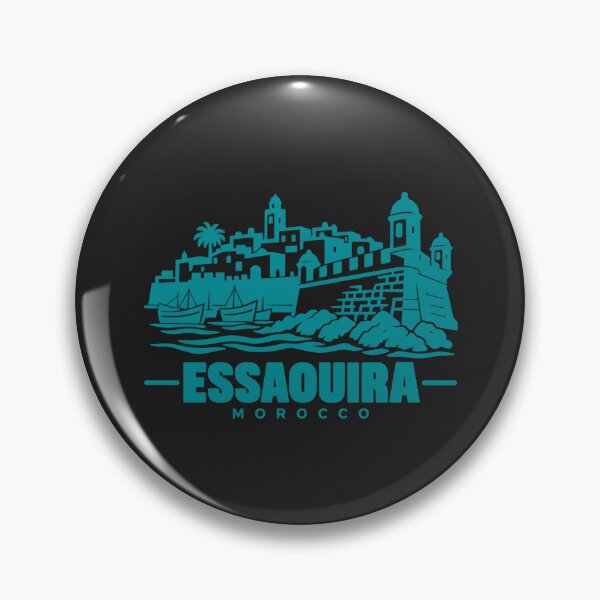 Item preview, Essaouira Morocco Line Art Coastline Poster designed and sold by CMYKStudio.