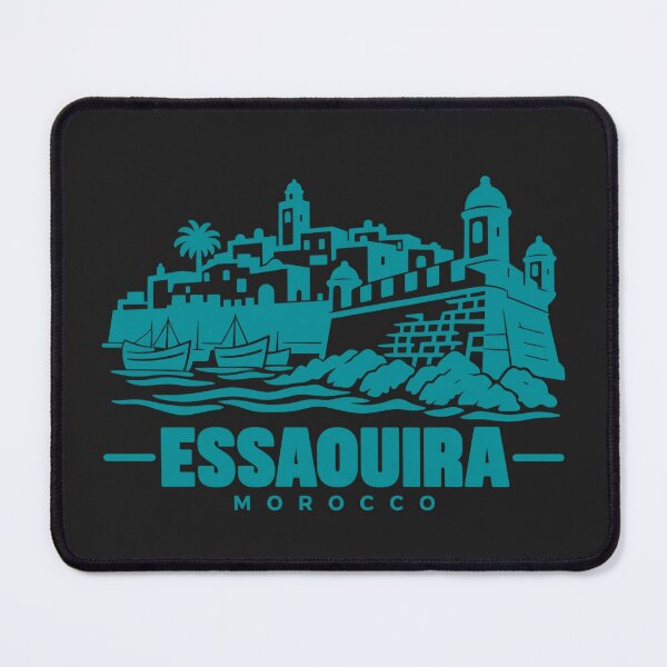 Item preview, Essaouira Morocco Line Art Coastline Poster designed and sold by CMYKStudio.