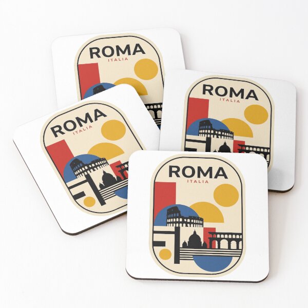 Item preview, Retro Roma Bauhaus Geometric Skyline designed and sold by k3rstman1.