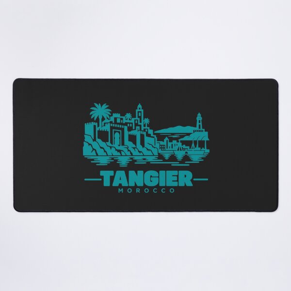 Item preview, Tangier Morocco Line Art Coastline Poster designed and sold by CMYKStudio.