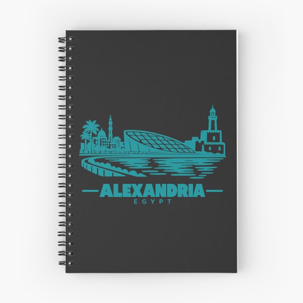 Item preview, Alexandria Egypt Line Art Coastline Poster designed and sold by CMYKStudio.