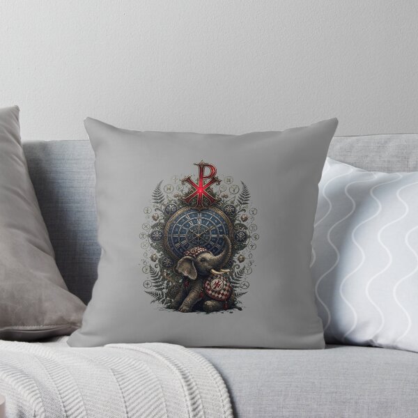 Item preview, Cute Elephant Watercolor Emblem Support-61 designed and sold by JustinWebx.