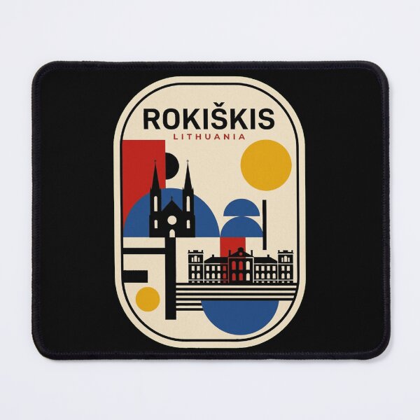 Item preview, Retro Rokiškis Bauhaus Geometric Skyline designed and sold by k3rstman1.