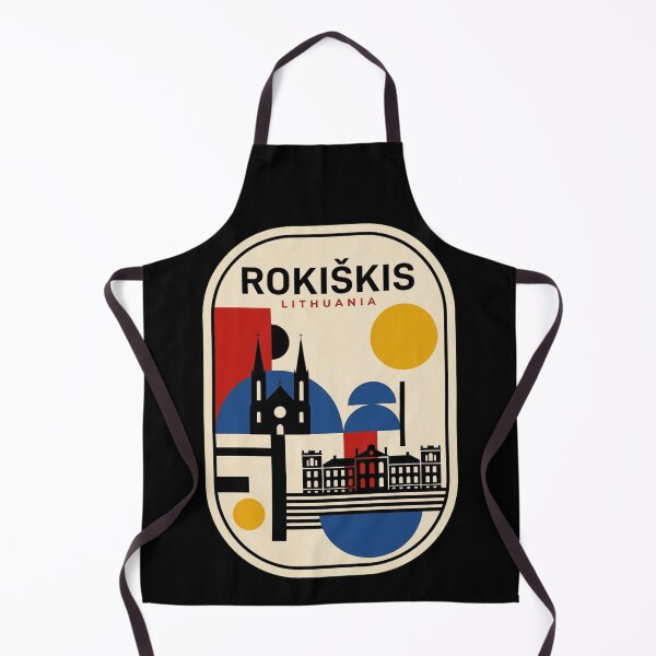 Item preview, Retro Rokiškis Bauhaus Geometric Skyline designed and sold by k3rstman1.