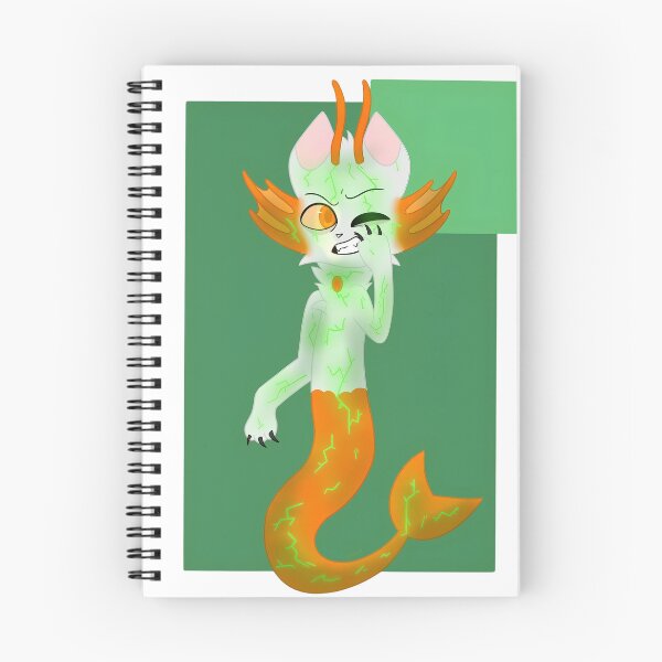 Item preview, Mutant Mer-Cat Glowing Green Veins Cartoon designed and sold by Serolnekas.