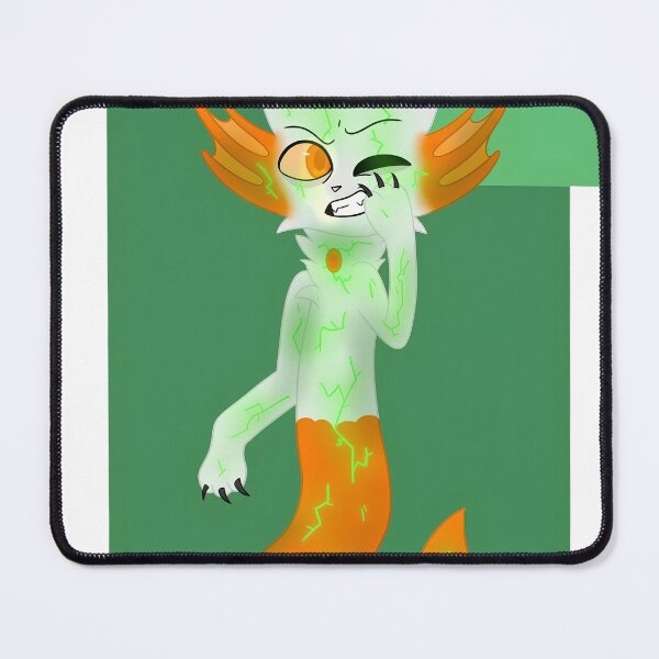 Item preview, Mutant Mer-Cat Glowing Green Veins Cartoon designed and sold by Serolnekas.