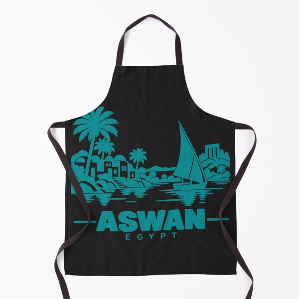 Item preview, Aswan Egypt Line Art Landmark Poster designed and sold by CMYKStudio.