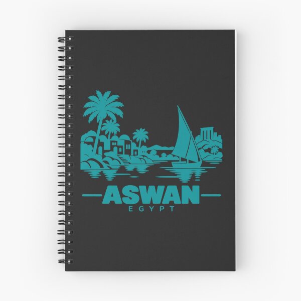 Item preview, Aswan Egypt Line Art Landmark Poster designed and sold by CMYKStudio.