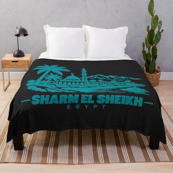 Item preview, Sharm El Sheikh Egypt Line Art Coastline Poster designed and sold by CMYKStudio.