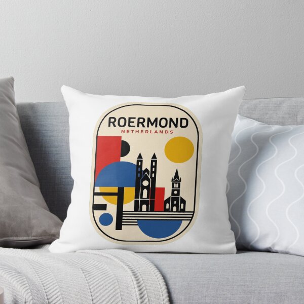 Item preview, Retro Roermond Bauhaus Geometric Skyline designed and sold by k3rstman1.