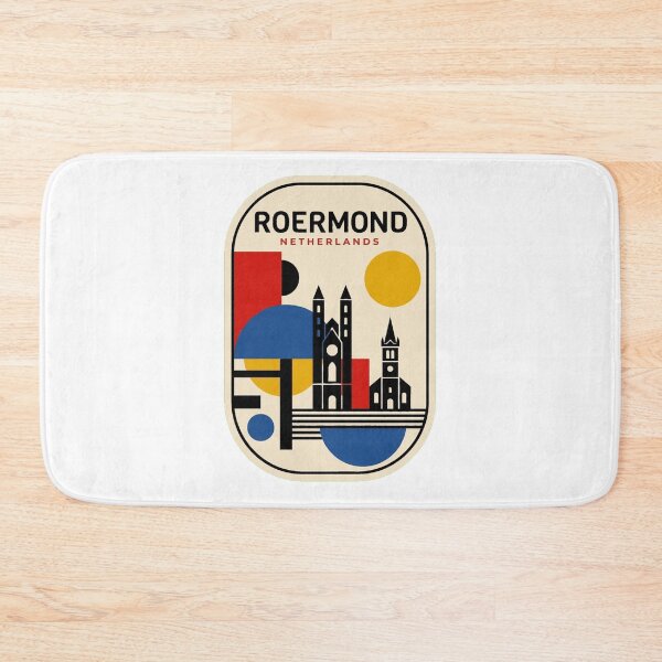 Item preview, Retro Roermond Bauhaus Geometric Skyline designed and sold by k3rstman1.