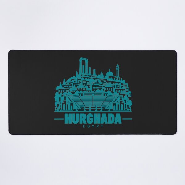 Item preview, Hurghada Egypt Line Art Coastline Poster designed and sold by CMYKStudio.