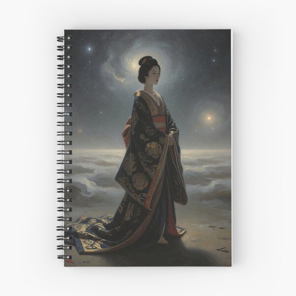 Item preview, Celestial Kimono Under a Galaxy Sky designed and sold by Jackal's Box of Chaos.