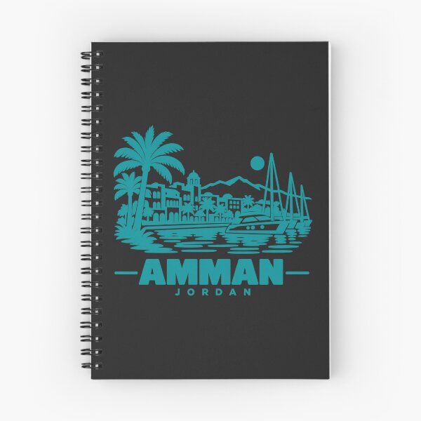 Item preview, Amman Jordan Line Art Landmark Poster designed and sold by CMYKStudio.