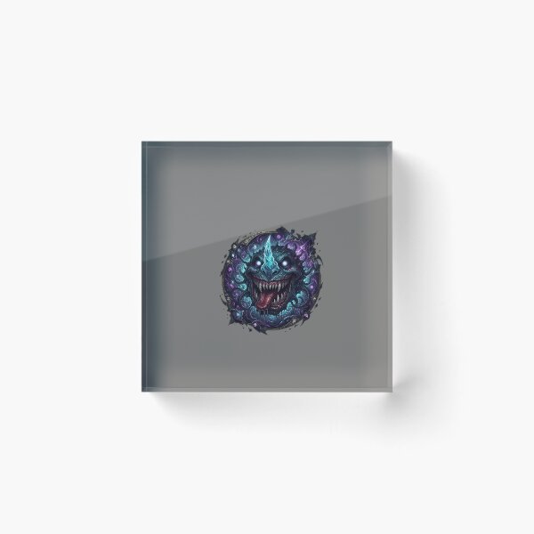 Item preview, Crazy Grinning Blob Face Emblem Light Blue-38 designed and sold by BenediktDanner.